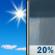 Monday: A slight chance of rain showers after 5pm. Sunny, with a high near 65. South wind 2 to 6 mph. Chance of precipitation is 20%. Monday: Sunny then Slight Chance Rain Showers