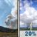 Wednesday: Areas of smoke before 5pm, then areas of smoke and a slight chance of showers and thunderstorms. Sunny. High near 85, with temperatures falling to around 83 in the afternoon. South wind around 5 mph. Chance of precipitation is 20%. Wednesday: Areas Of Smoke