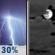 Saturday Night: Chance Showers And Thunderstorms then Mostly Cloudy