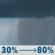 Thursday: Rain showers after 11am. Partly sunny. High near 68, with temperatures falling to around 63 in the afternoon. North wind around 5 mph. Chance of precipitation is 80%. New rainfall amounts less than a tenth of an inch possible. Thursday: Rain Showers